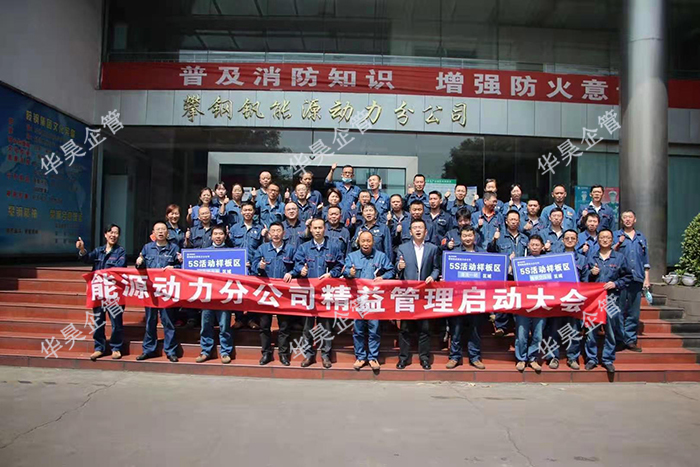 攀鋼釩能源動力分公司 精益管理項目咨詢